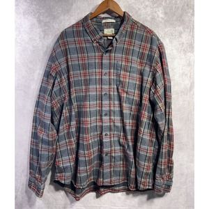 LL Bean Men’s Shirt XXL-Reg Scotch Plaid Flannel